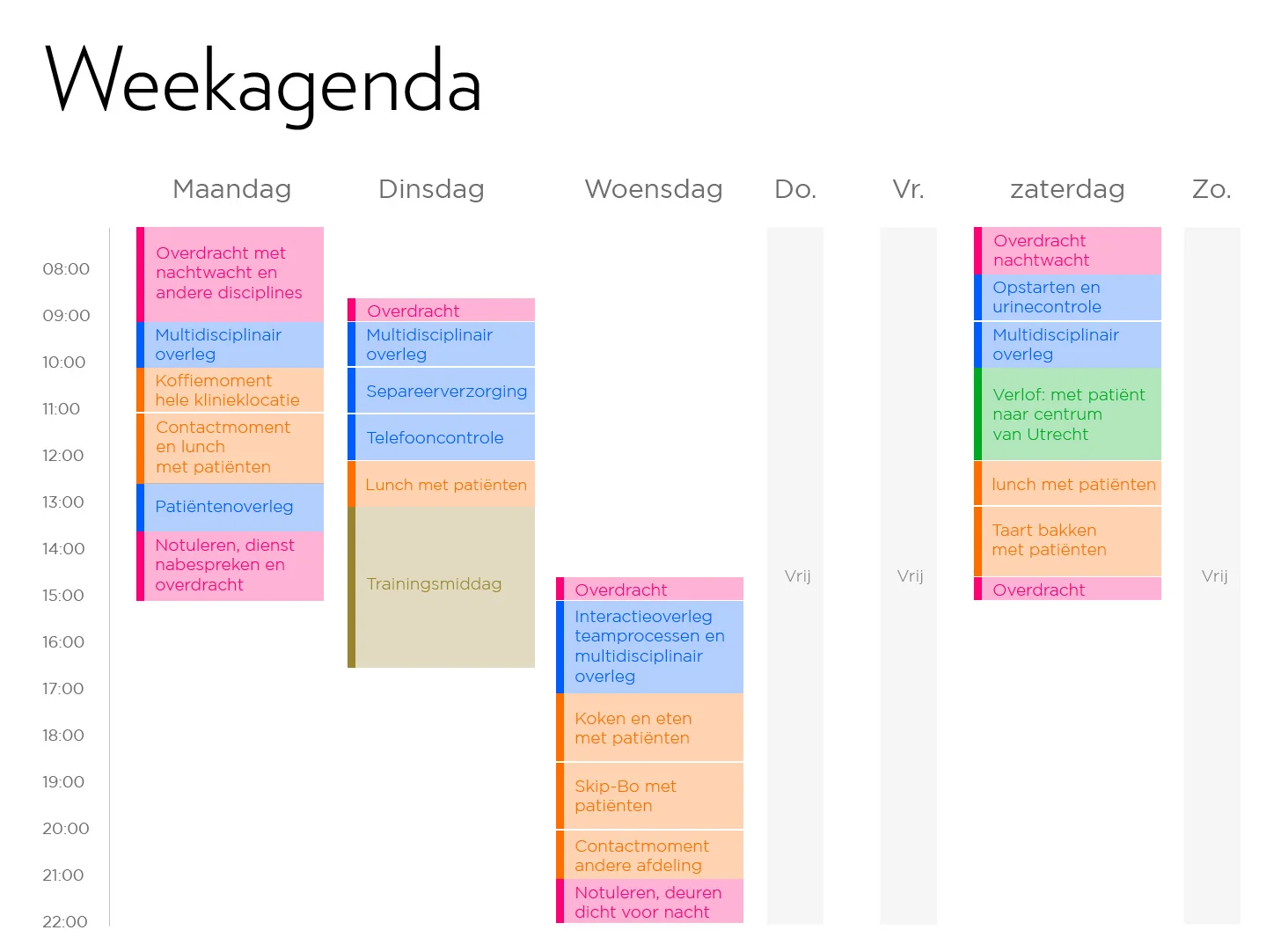 Sociotherapeut poseert voor een foto